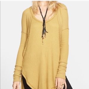 Free people mustard Ventura thermal